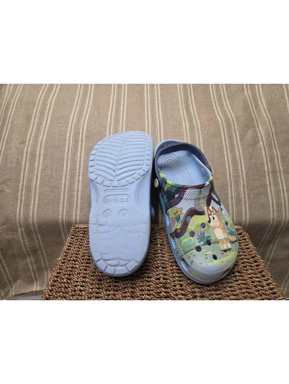 Crocs Unisex-Adult Bluey Classic Clogs Mens 6/Womens 8